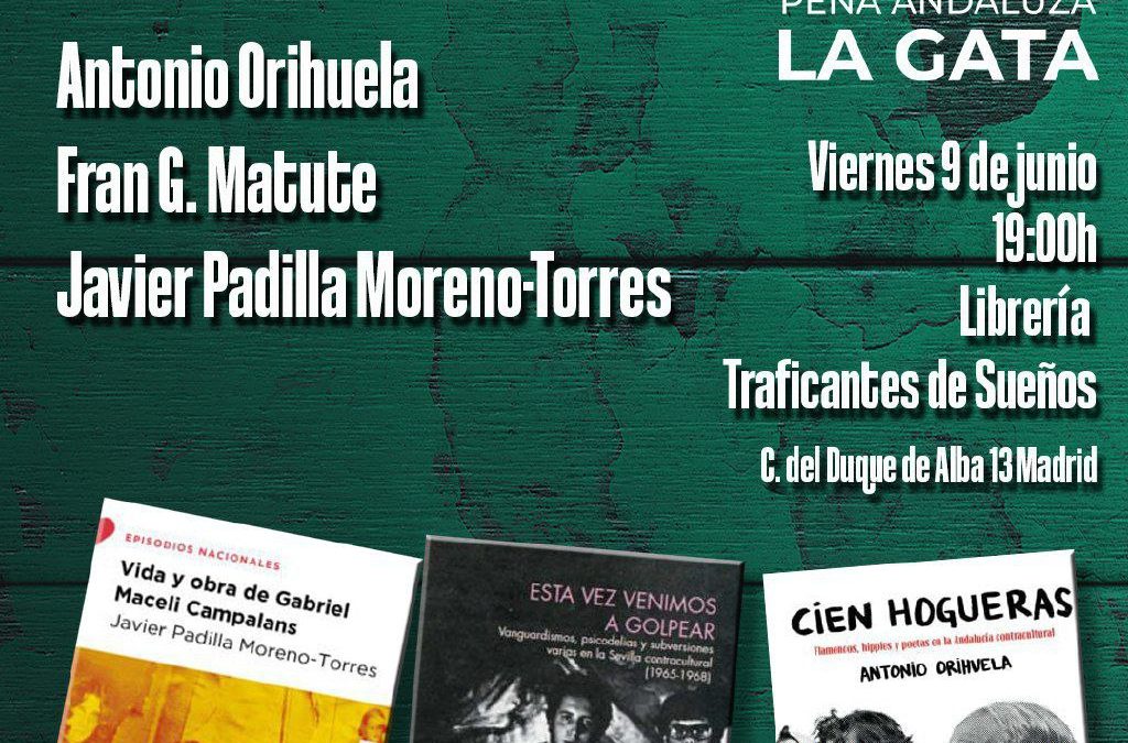 Antonio Orihuela participará el 9 de junio en el acto La contracultura andaluza a debate